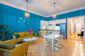 Colorful Wenceslas square apartment